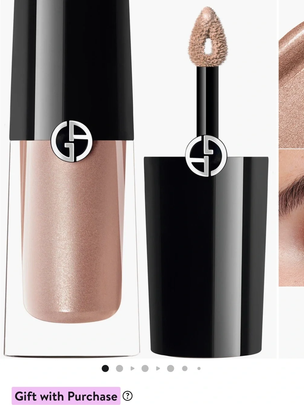Giorgio Armani eye tint long lasting liquid eye shadow 67 S sparkle